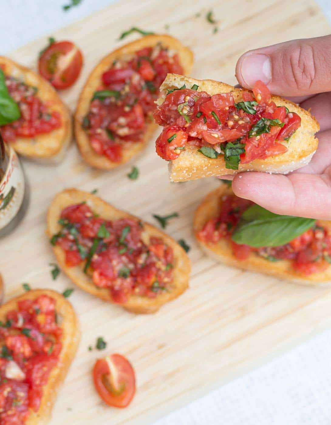 Italiaanse bruschetta met Birra Moretti