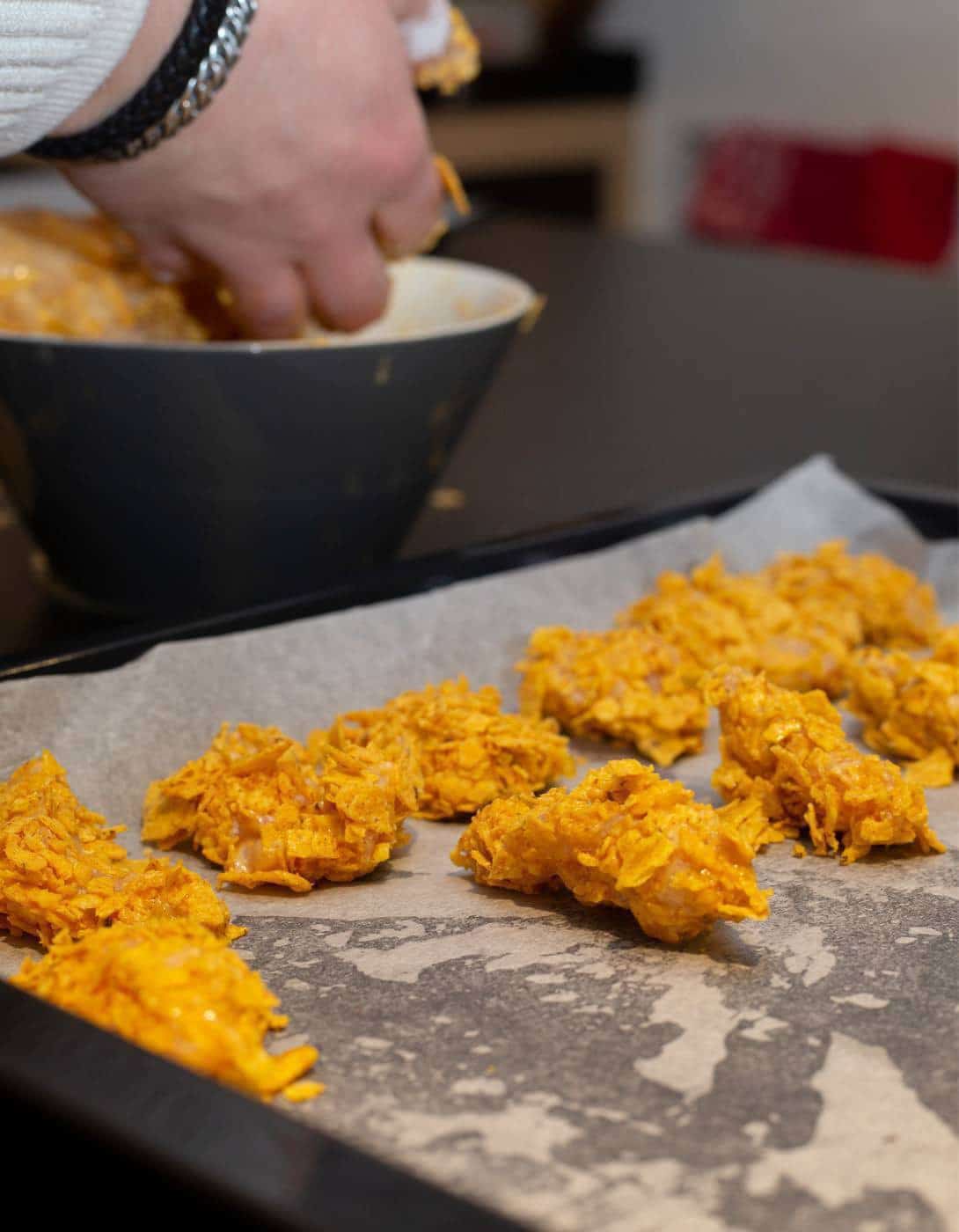 Doritos kipnuggets uit de oven Velthuizen Keukens Recepten