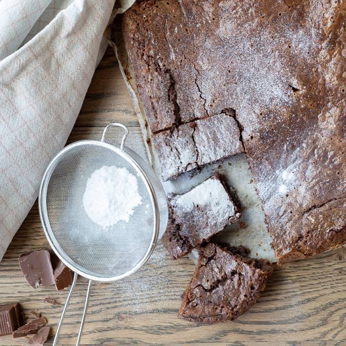 Karamel brownie met Baileys