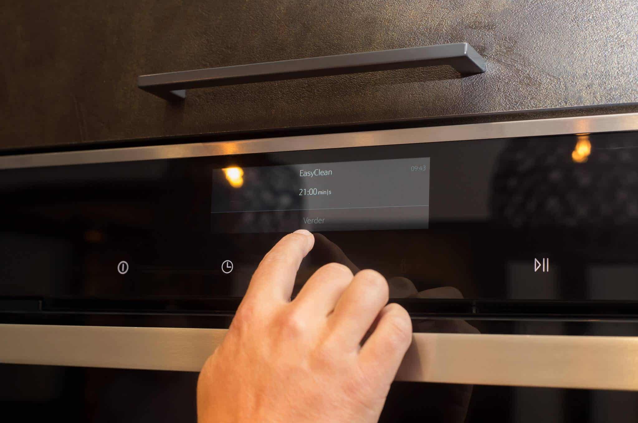 Hydrolyseprogramma op de stoomoven