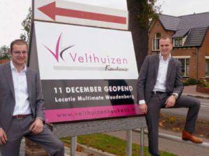Johan en Bert vlak voor de opening van Velthuizen Keukens
