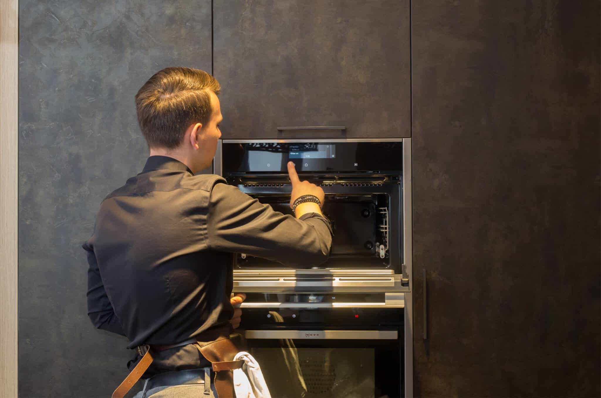 Zelfreinigingsfunctie voor de oven