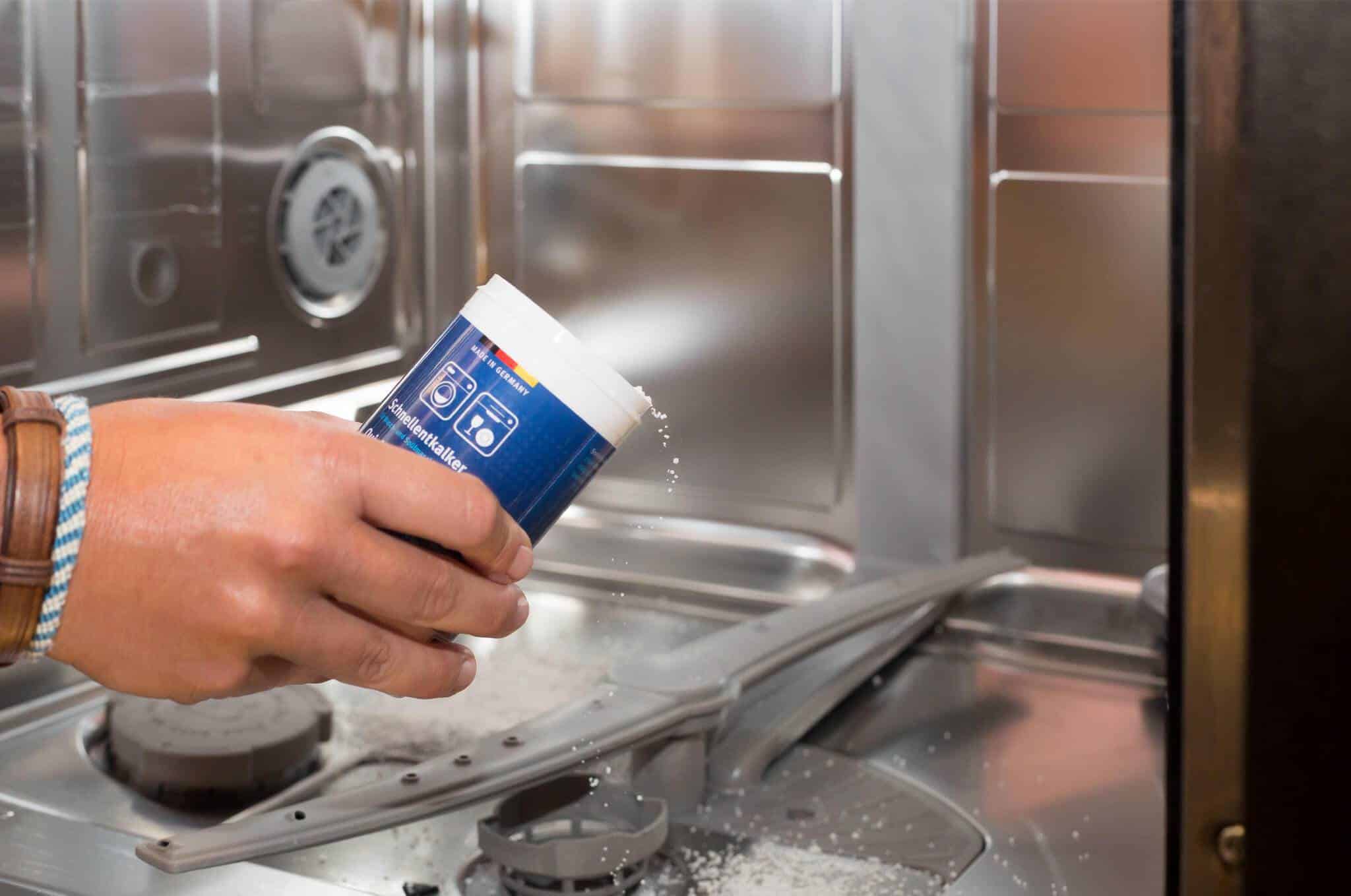 Ontkalkingsmiddel voor de vaatwasser